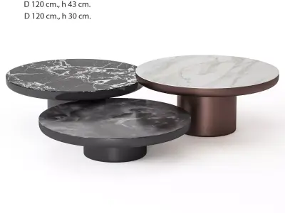 Brady coffee tables 3D model