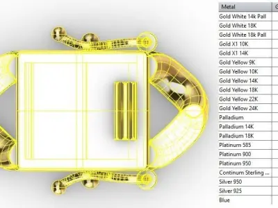 Bracelets chain 2 3D print model