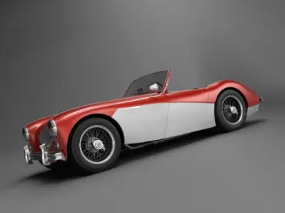 Austin Healey 100 Roadster 3D model