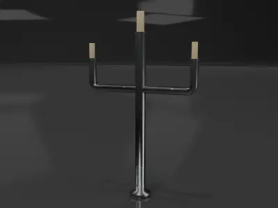 Candle Pack Low-poly 3D model