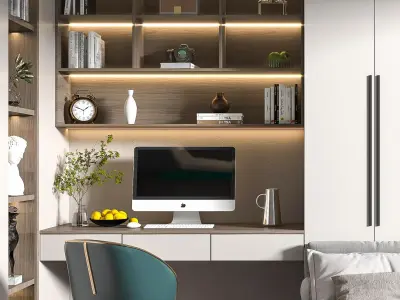 tatami bedroom Modern 3D model