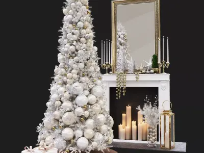 Christmas Decorative set sk 2  3D model