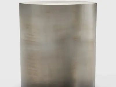 Almandine Ombre Drum Side Table 3D model