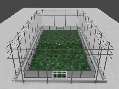 Cageball Playground - High poly 3D model