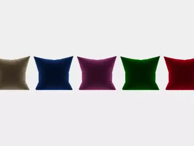 Pillow velvet 3D model