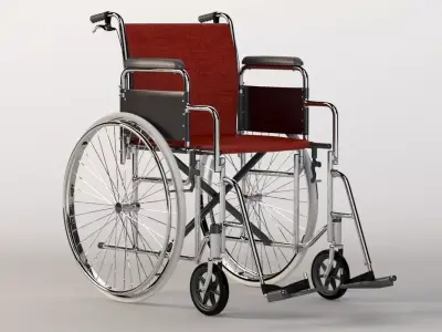 Hi Fortune 21 Lbs Lightweight Medical Self Propelled Manual 3D model