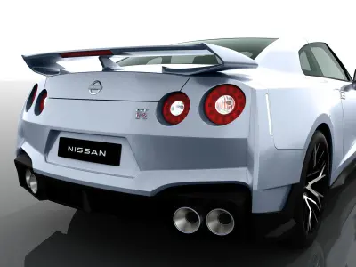 NISSAN GT-R 2025 3D Model 3D model