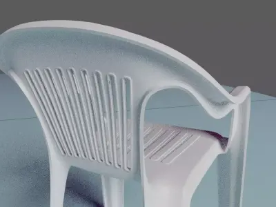 Chair Plastic IGES 3D model