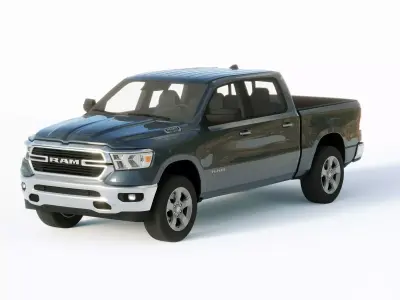 Dodge Ram Bighorn 2019 3D model