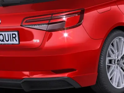 Audi A3 2017 5-door 3D model