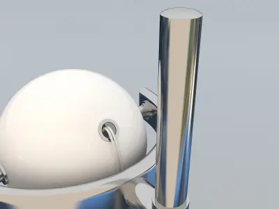 Modern Designer Lamp 3D model