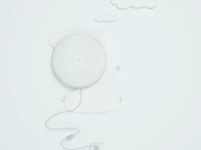 DIY Pig Decorative Light Lamp 3D model