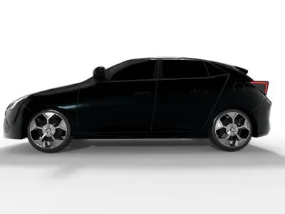 Hatchback Car 3D model