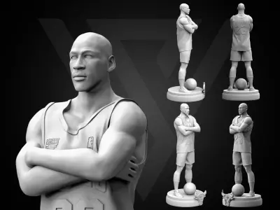 Micheal Jordan 3D Printable 6S 3D print model