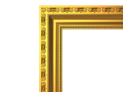 carved frame 3D model 71