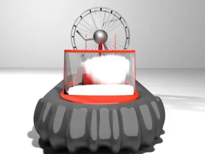 Hovercraft - Racing 3D model