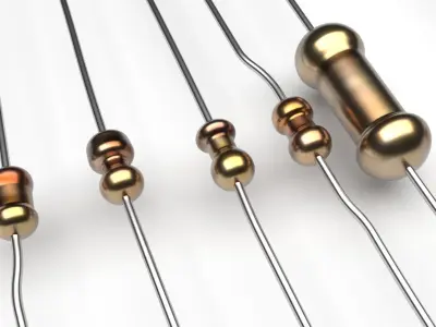 Resistors Set 3D model