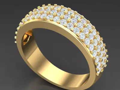Luxury Men Rings Designs 6MR081 3D print model