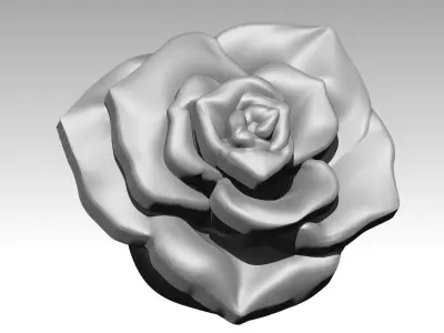 High detailed Rose ver2 3D print model
