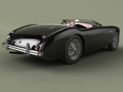 Austin-Healey 100-4 3D model