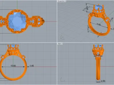 ring code138 3D print model