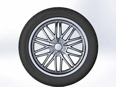 Custom wheels US Mags Santa Cruz for your scale model 3D print model