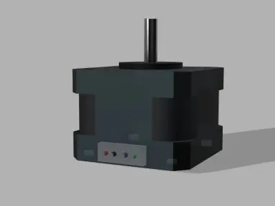Stepper Motor NEMA 17 - 3D Model 3D print model