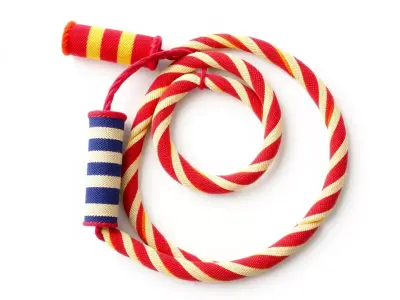 Striped Jump Rope model pack Low-poly 3D model