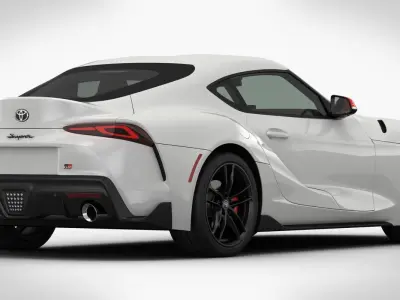 Toyota Supra GR 2020 Detailed Interior 3D model