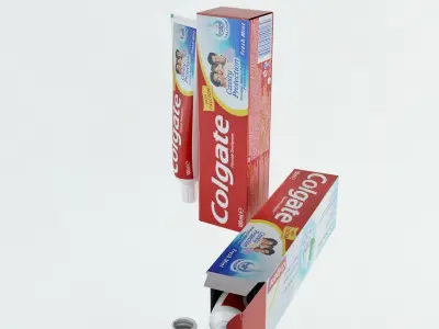 Colgate toothpaste 3D model