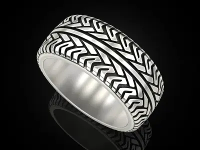 Car tires ring protector version 4 3D print model