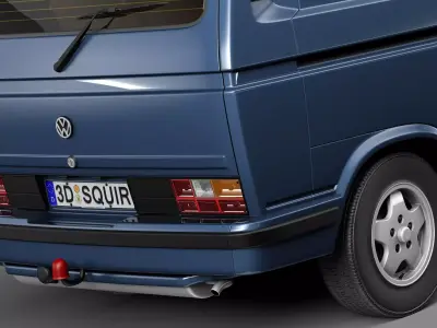Volkswagen T3 Limited Last Edition 2002 3D model