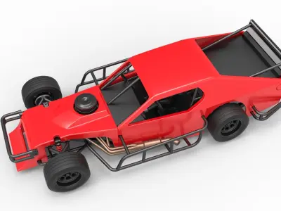 Asphalt Modified stock car Version 2 Scale 1 to 25 3D print model