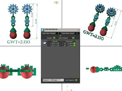 FASION EARING 3D model order