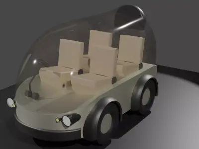 unique car 3D model 3D model