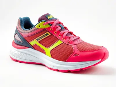 Neon Running Trainer Model Pack Low-poly 3D model