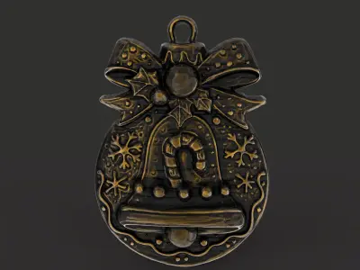 christmasbell cookie decor 3D print model