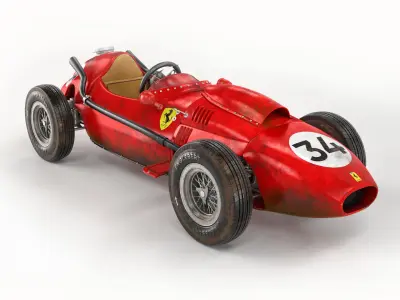  Ferrari Dino 246 F1 1958 3D model  3D model