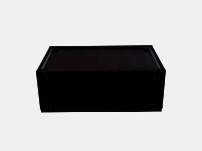 BESTA Shelf unit with glass door 2 3D model