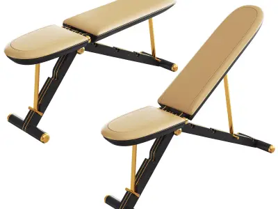 PENT luxury fitness equipment Bench 3D model