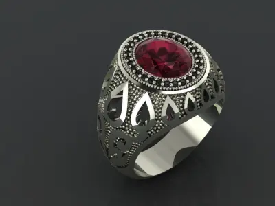 Men RiNG  EY011 3D print model