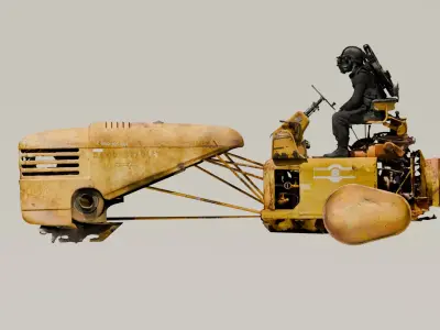 cyber truck 3D model by Rustyworld