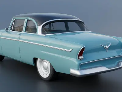 Plymouth Belvedere 1955 3D print model