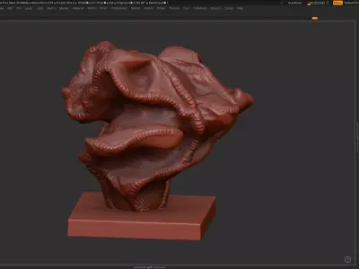 Modern Abstract Decorative sculpture 3d print model 3D print model 4
