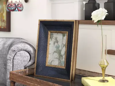 Leather Picture Frame 3D model