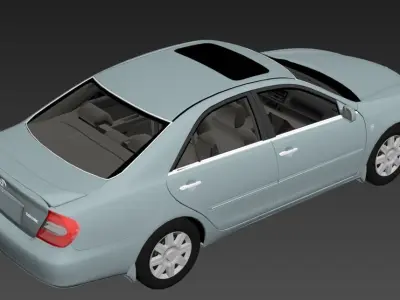 camry v30 Low-poly 3D model