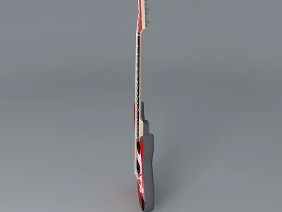Dawn of the Dead guitar Free 3D model