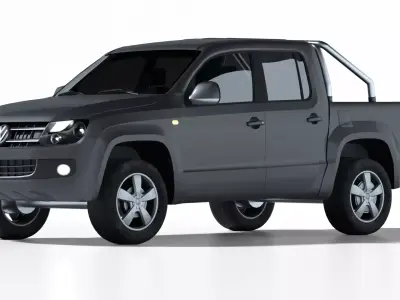 Volkswagen AMAROK CrewCab 2010 Low-poly 3D model