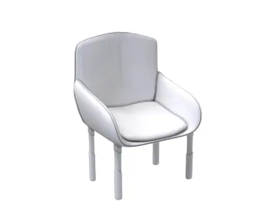 Chair model Penson room decor  3D model