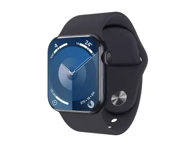 Apple Watch Series 9 Sport Band Midnight Color 3ds Max 3D model